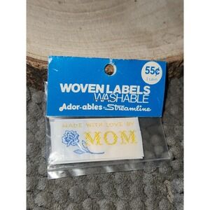 Vintage Garment Label~Ador-ables By Streamline (Qty-1) Pack Of 3~Made With Love